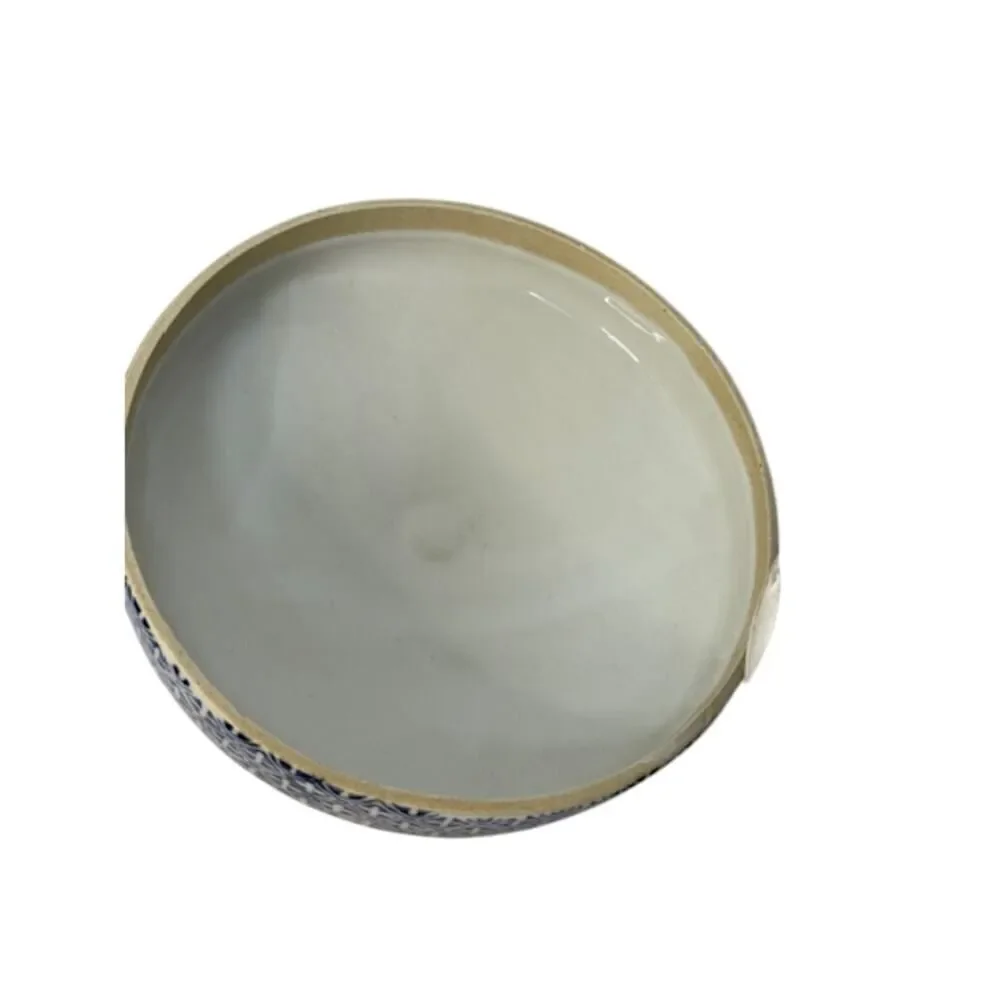 Vintage Bombay Co Lidded Blue and White Porcelain Bowl, Asian